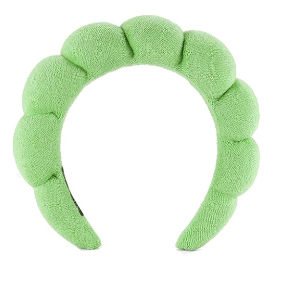 Spa Headbands for Washing Face Makeup Skin Care Headband Women Bubble Facial Beauty Headbands Puffy Shower Towel Band Hair Headband